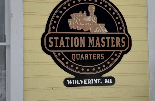 Wolverine House | Stay at this train depot built in 1906 renovated with modern amenities.