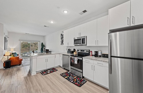 Boulevard Heights Apartment | Stylish BeltLine 1BR with Pool-View Balcony, EV Charging & Gym Next Door