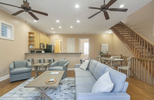Crescent Beach House | Summer Beach Home, 4 Bed 4 Bath, Sleeps 12! Walk to Beach! Heated Pool!