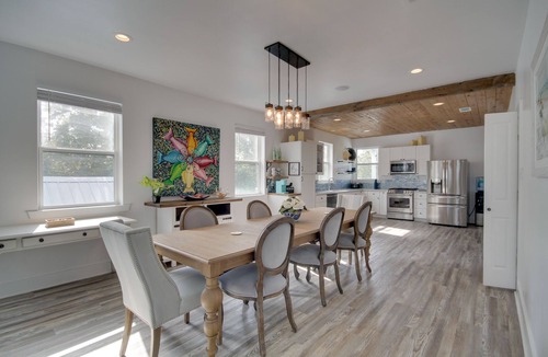 Waveland House | Sunny Waveland Home Rental w/Pool: Walk to Beach!