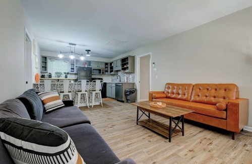 Newnan House | The Sanctuary at Anthony Drive | Private Pond . A private 2-bed/2-bath sanctuary on 5 pristine acres. Features dual master suites and high-speed Wi-Fi. Minutes to Piedmont Hospital & Film Studios.