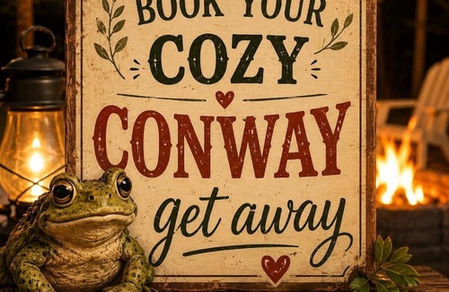 Conway House | Toad-Ally Cozy Cottage - Conway Getaway