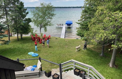 Central Lake House | Torch Lake Family Friendly Lakefront Home - Prime Summer Weeks Available