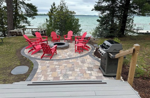 Rapid City House | Torch Lake Sandbar Waterfront Home - with Dock!