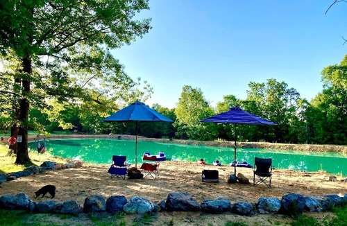 Saffell Cabin | Tranquil Lakefront Cabin Surrounded by Woods, Wildlife & Scenic Trails in Williford, Arkansas