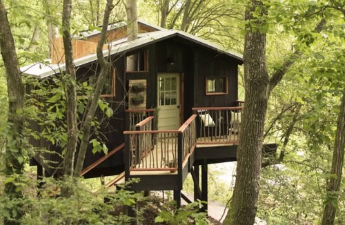 Flintstone House | Treetop Hideaways - The Elements Treehouse