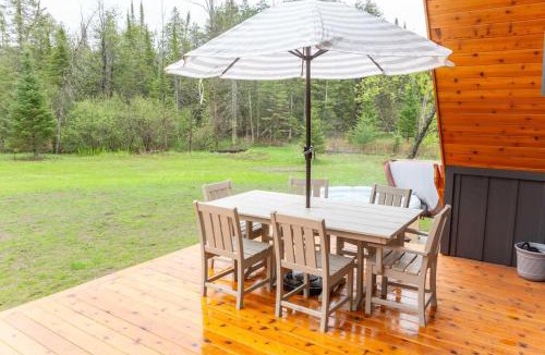 Indian River House | TreeTops Ayframe, Supersized AFrame on the River with Hot Tub