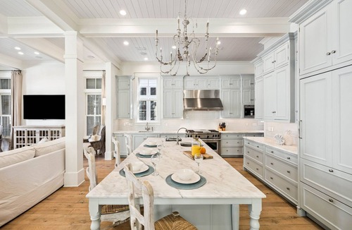 Beach District House | WaterColor Home with Pool and Carriage