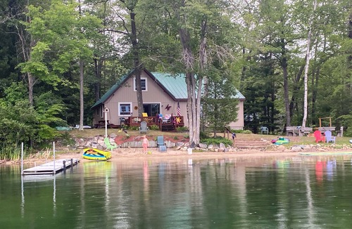 Gaylord House | Wonderful house on sandy beach, sports lake close to golf, bike/snowmobile trail