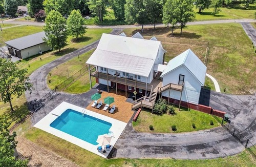 Cullman House | Your Private Pool Paradise: Luxury Retreat Minutes from Smith Lake
