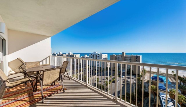 10th Floor Gulf Views | Hot Tub, Pools, & Lazy River | Sleeps 6