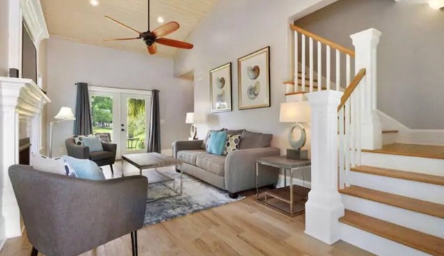 Adorable House with a Backyard Duck Pond