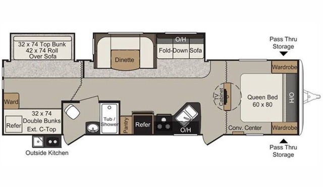 Bayou Slam's Camp Cocahoe Camper #1 Rental 2015 Keystone Passport 3220BH