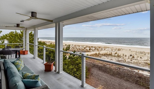 Beautiful Oceanfront Condo with large wrap around deck! in DEWEY BEACH