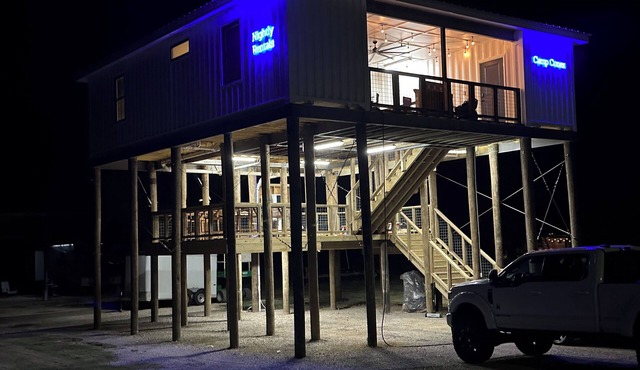Camp Conex a Shipping Container in Shell Beach, LA