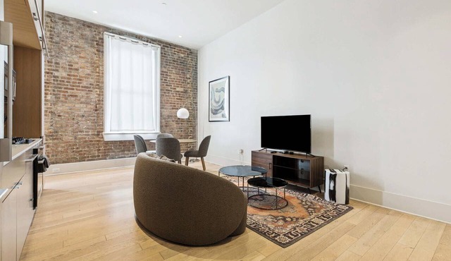 Chic 1BR in Historic School House | Gated Parking Included