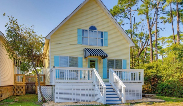 Creekfront Dauphin Island Cottage: Walk to Gulf!