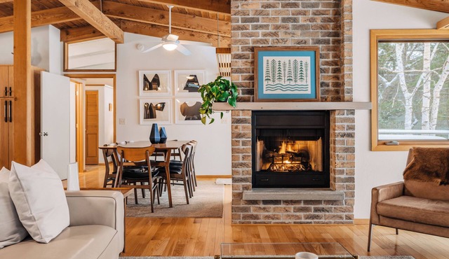 Dune Ranch | Private Lake Michigan Beach + Fire Pit | Cathead Bay