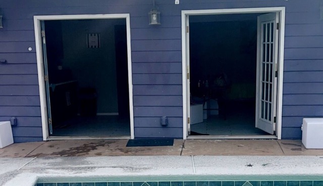 Envy’s lounge pool house