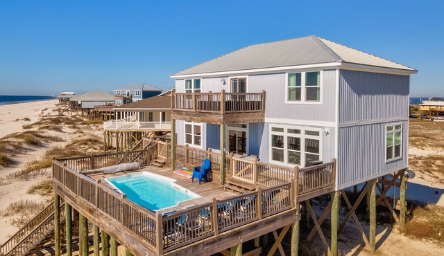 Gulf Front, Private Heated Pool, Pet Friendly, 2 Master Suites! – Island Time IV