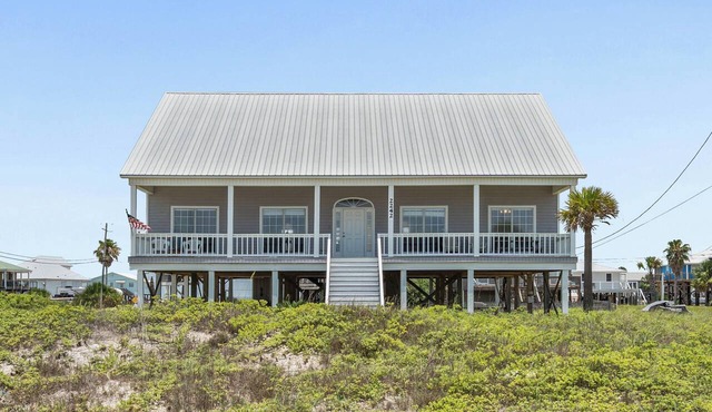 Gulf View Canal Front Home, Steps to St. Stephen’s Gulf Beach