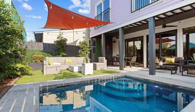Hidden Oasis With Private Pool - Near FQ