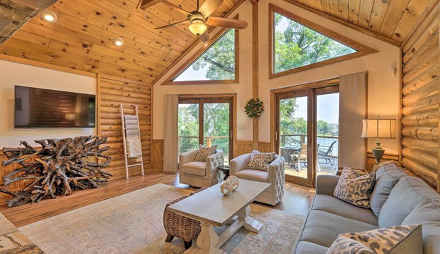 Lake Sinclair Cabin with Boat Dock & 2 Decks!