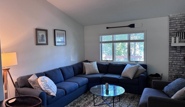 Large Lake House on Triple Lot With Huge Treed Deck Overlooks Water