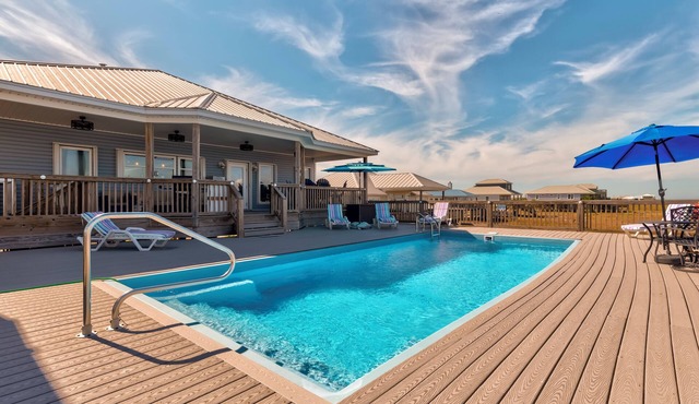 Luxurious Coastal Home with Heated Pool and Views