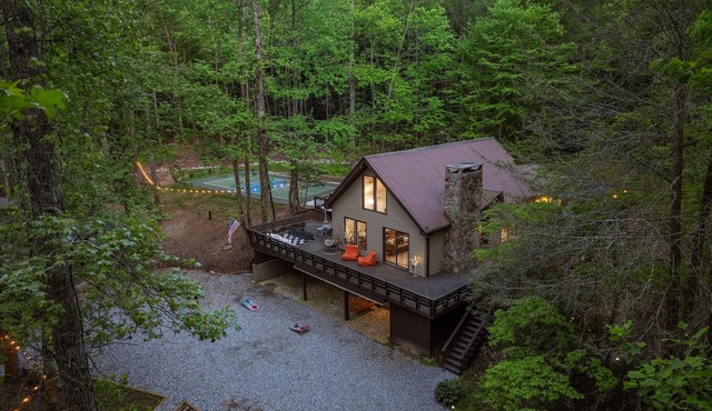 Mountains | Creek | Pickleball | Hot Tub | Theater in Sutee Nacoochee