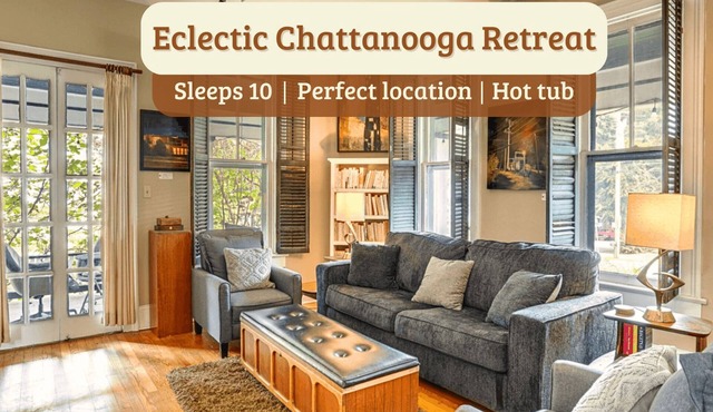 *NEW* Eclectic Retreat & private hot tub!