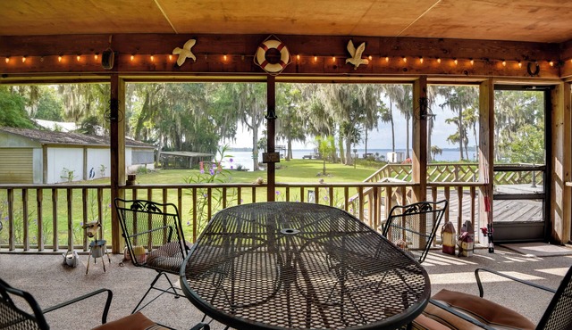 'Pirate Cove' Home in Welaka: Dock & River Access!