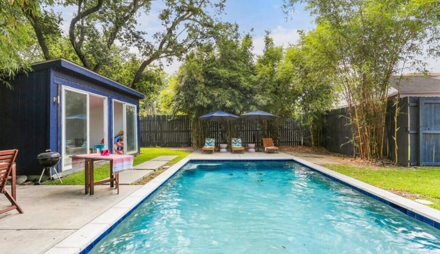POOL! 2bd shotgun w/incredible outdoor space!