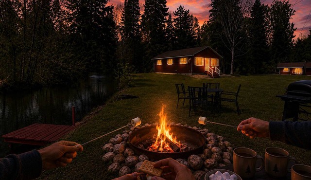 Private 1 Acre Creekside Retreat , Game Room , Fire Pit , Kayaks