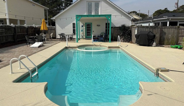 Private Pool | 1st‑Floor Living | Sleeps 12 in North Myrtle Beach