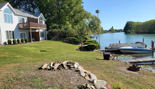 River Front, Two story duplex with boat dock in Port Huron