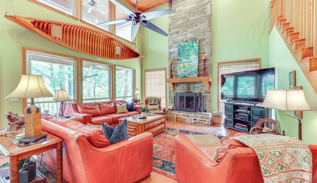 Riverfront Cabin on 2 Acres in Glenwood!