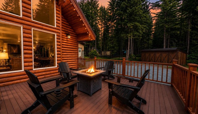Sauna | Deck | Firepit | Near Lakes | WIFI | BBQ in Leavenworth