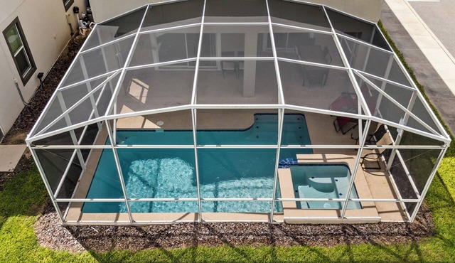 Screened Pool | Game Area | Kids Bedroom | Near Attractions