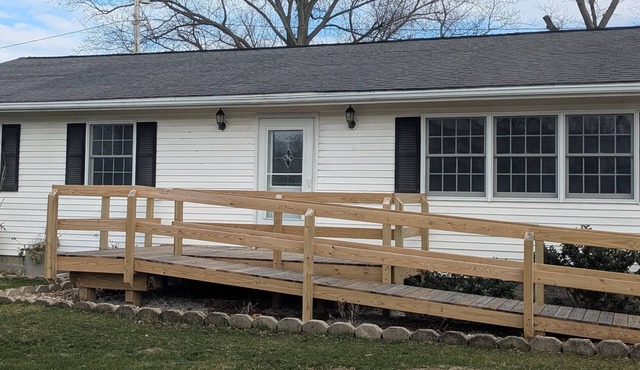 Spacious home with handicap ramp, boat parking, a golf cart is also available
