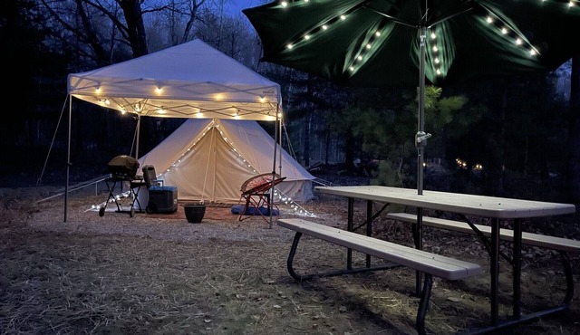Stargazing the MI Sky and Glamp camping!