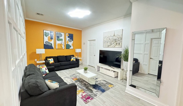 This two-story modern retreat house is the perfect spot to rest and relax.