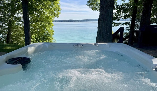 Torch Lake Waterfront w/Hot Tub & Pontoon Rental