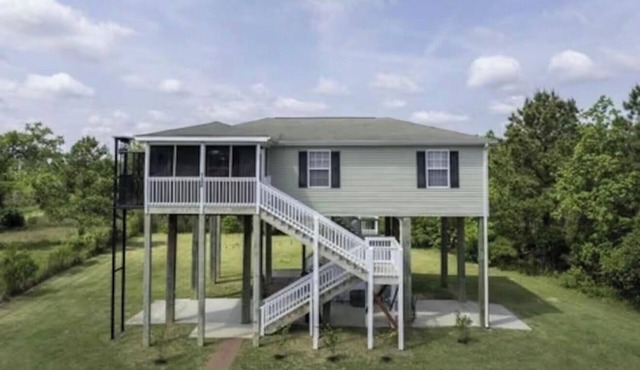 Tranquil 2-bedroom house with AC in Bay St. Louis. Close to Beach, casino.