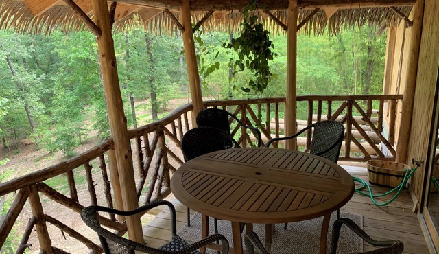 Tropical Treehouse surrounded by Jungle Gardens