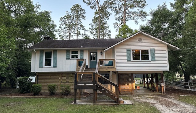 Updated home with water access and boat lift.