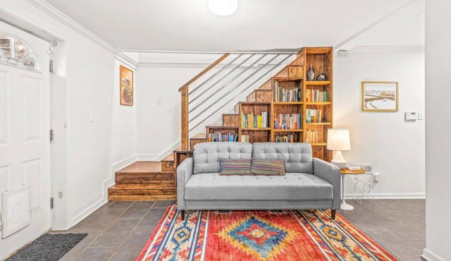 Vibrant Hidden Bookcase Door 4Bd Garage Game Room