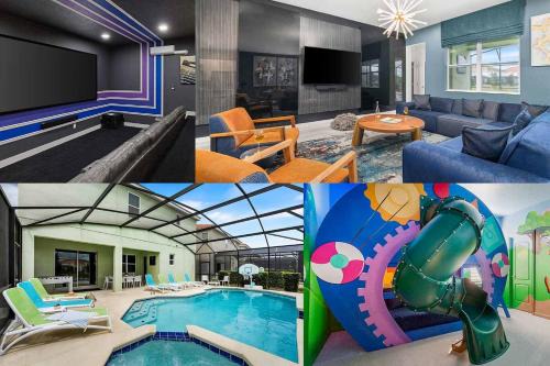Villa Near Parks with BBall Theme BR, Arcade, Theater