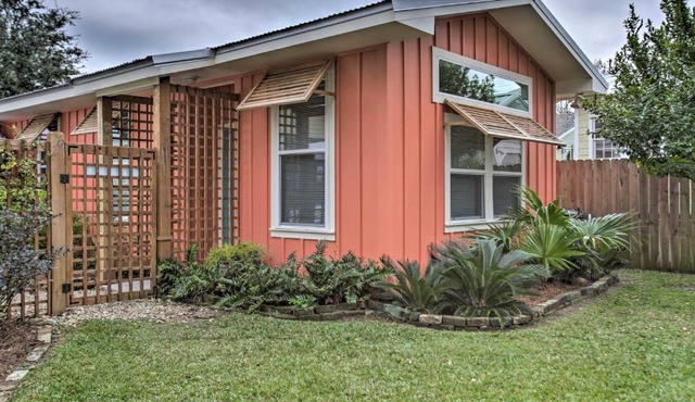 Walk to Beach from Chic Old Town Apartment w/Yard