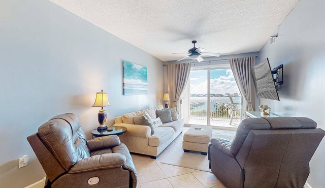 Waterfront condo with shared pool, tennis, & sauna - near the beach